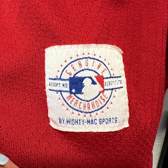 Vintage 90’s Mighty Mac St.Louis Cardinals‎ Jersey size Kids Medium - Picture 5 of 6